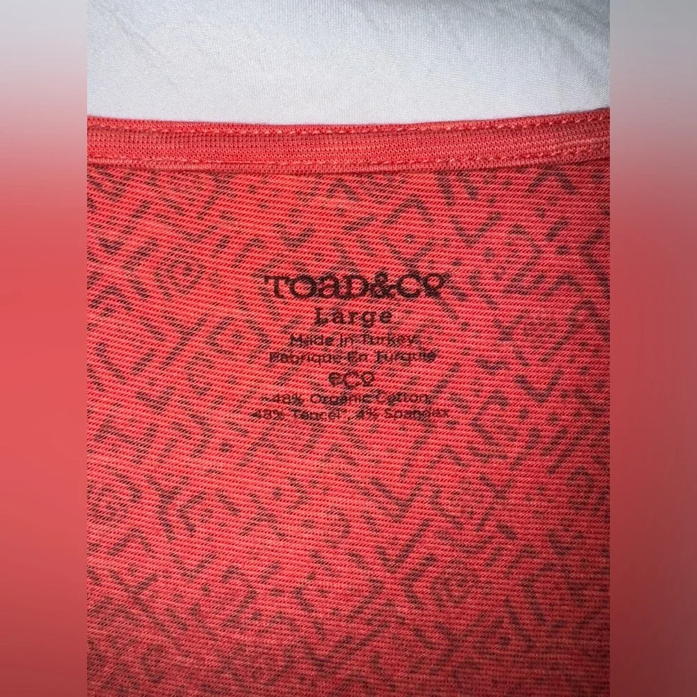 Toad&Co Red Patterned Midi Dress - Picture 2 of 6